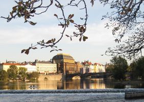 Vltava 5-u Střeleckého ostrova-9.10.09.JPG
